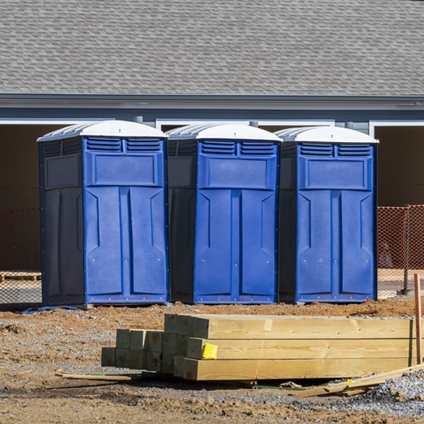 how often are the portable restrooms cleaned and serviced during a rental period in Mathews Louisiana